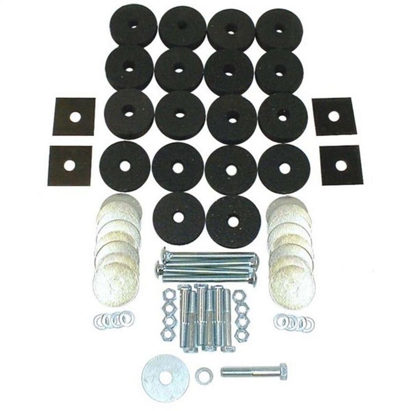 Omix Body Tub Mounting Kit 41-75 Willys & Jeep Models-tuningsupply.com