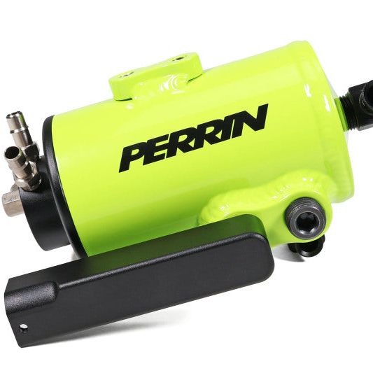 Perrin 22-23 Subaru WRX Air Oil Separator - Neon Yellow-tuningsupply.com