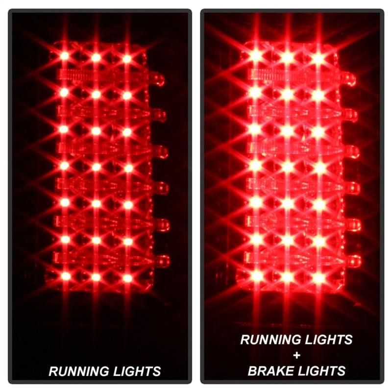 Xtune Hummer H3 06-09 ( Non H3T ) LED Tail Lights Smoke ALT-ON-HH306-LED-SM - SMINKpower Performance Parts SPY5013064 SPYDER