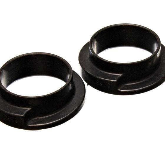 Energy Suspension Universal 2-3/16in ID 3in OD 1in H Black Coil Spring Isolators (2 per set)-tuningsupply.com