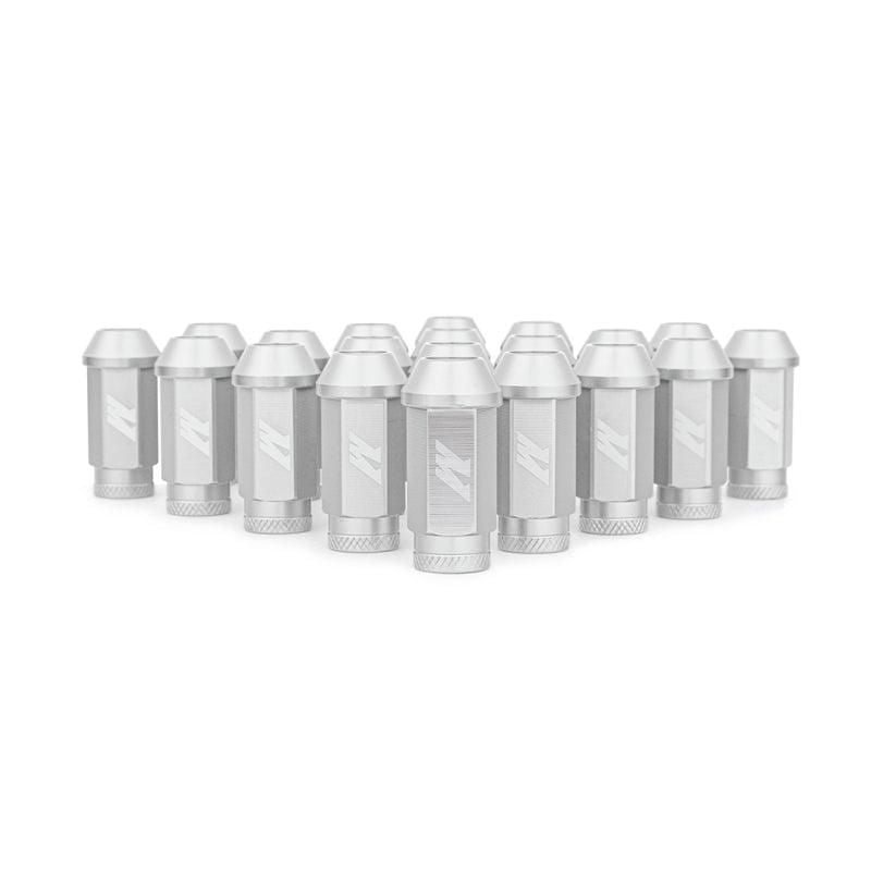 Mishimoto Aluminum Locking Lug Nuts M12x1.5 20pc Set Silver - SMINKpower Performance Parts MISMMLG-15-20LSL Mishimoto