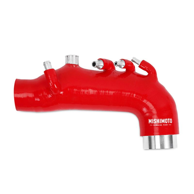 Mishimoto 08 Subaru WRX Red Silicone Induction Hose-tuningsupply.com