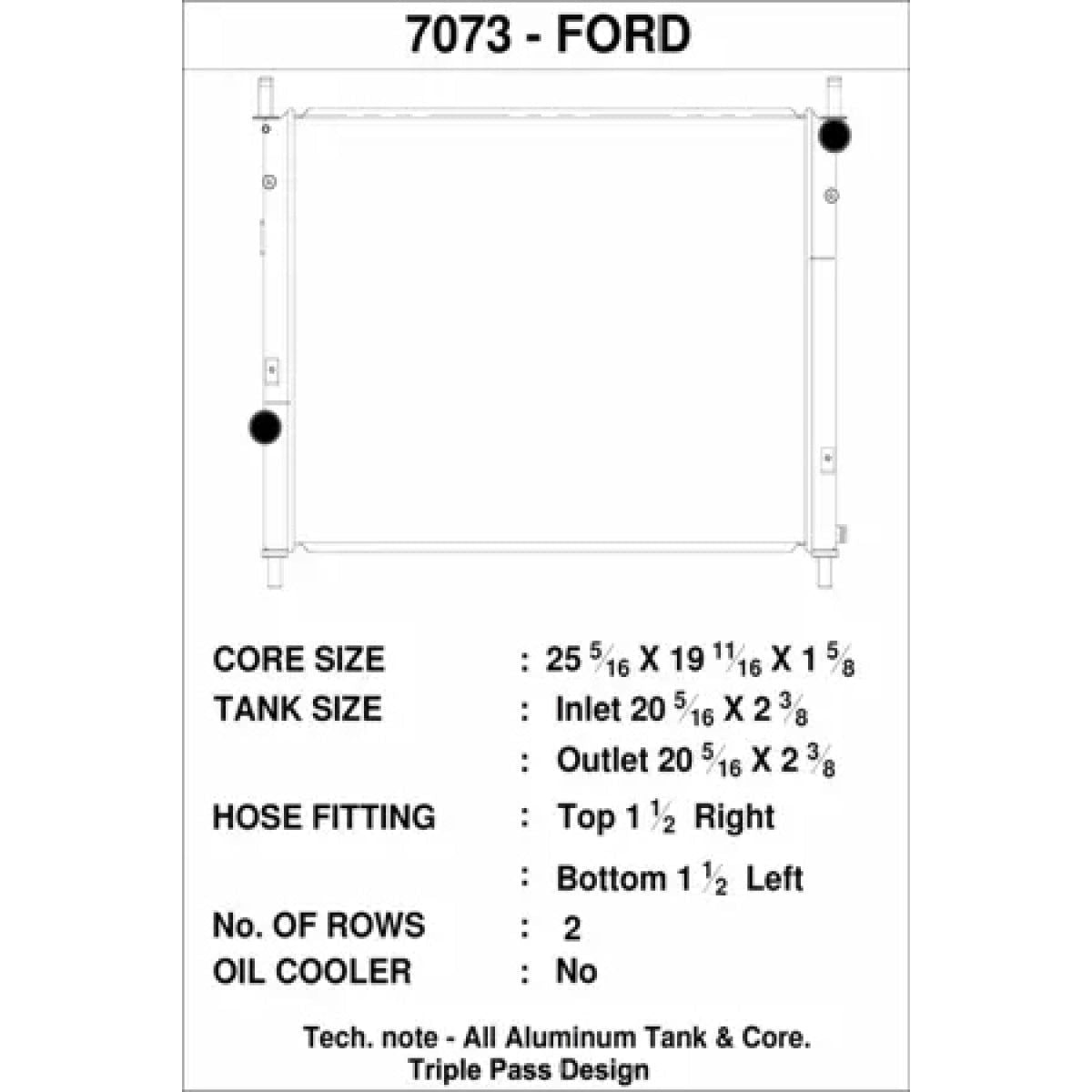 CSF 2015+ Ford Mustang GT 5.0L Radiator-tuningsupply.com