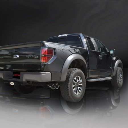 Corsa 2011-14 Ford F-150 Raptor 6.2L V8 144in Wheelbase Xtreme Cat-Back Resonator Delete Kit Exhaust-tuningsupply.com