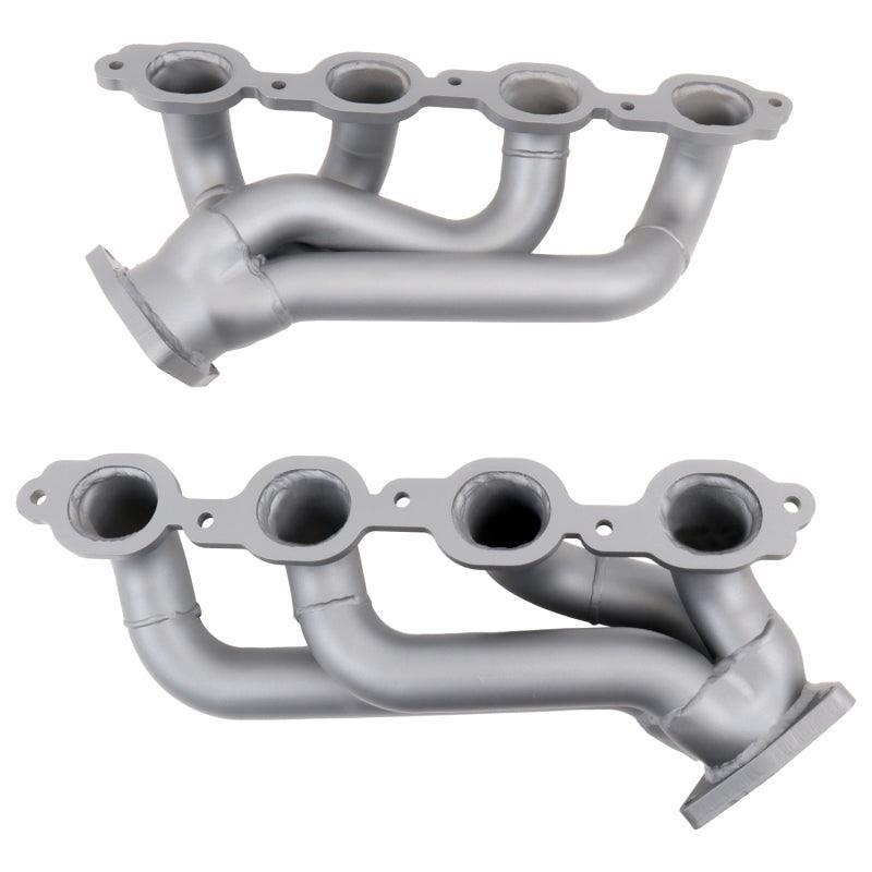 BBK 14-18 GM Truck 5.3/6.2 1 3/4in Shorty Tuned Length Headers - Titanium Ceramic-tuningsupply.com