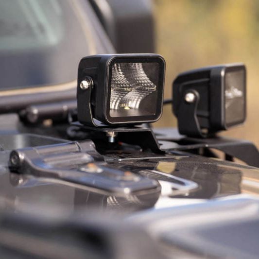 DV8 Offroad 18-22 Jeep Gladiator JT Cowl Light Bar Bracket-tuningsupply.com