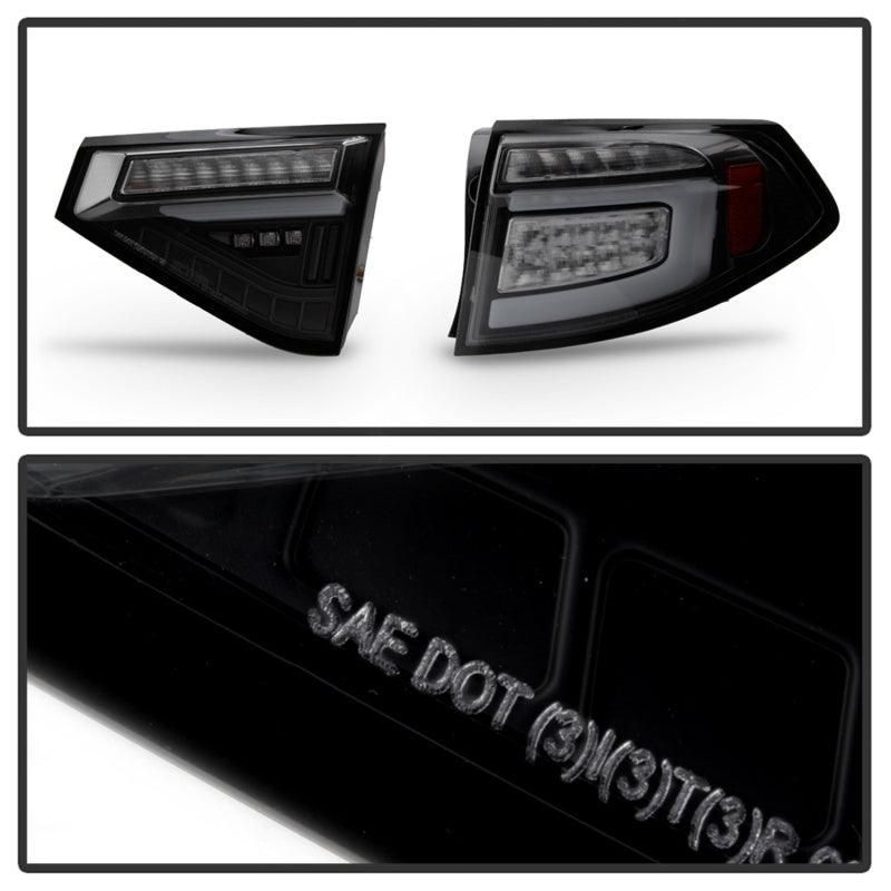 Spyder 08-14 Subara Impreza WRX Hatchback LED Tail Lights Seq Signal Blk Smoke ALT-YD-SI085D-SEQ-BSM - SMINKpower Performance Parts SPY5086747 SPYDER