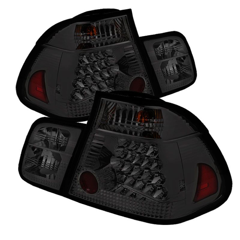 Spyder BMW E46 3-Series 02-05 4Dr Tail Lights Smke ALT-YD-BE4602-4D-LED-SM-Tail Lights-SPYDER-SPY5015068-SMINKpower Performance Parts