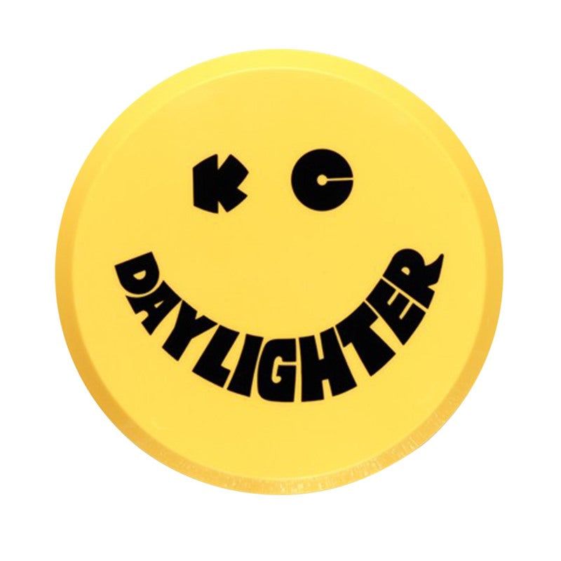 KC HiLiTES 6in. Round Hard Cover for Daylighter/SlimLite/Pro-Sport (Single) - Yellow w/Black Smile-tuningsupply.com