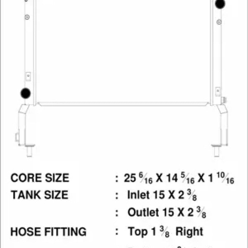 CSF 2015+ Ford Mustang 2.3L Ecoboost Radiator-tuningsupply.com