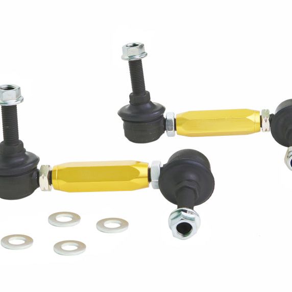 Whiteline Universal Swaybar Link Kit-Heavy Duty Adj Steel Ball w/ 10mm Ball Stud - SMINKpower Performance Parts WHLKLC140-115 Whiteline