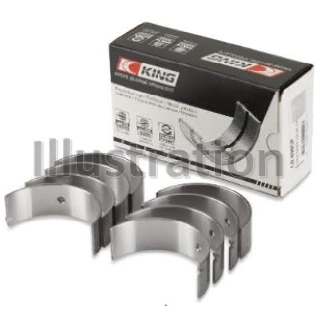 King Toyota 2ZZ-GE (Standard Size) Connecting Rod Bearing Set (Set of 4)-tuningsupply.com