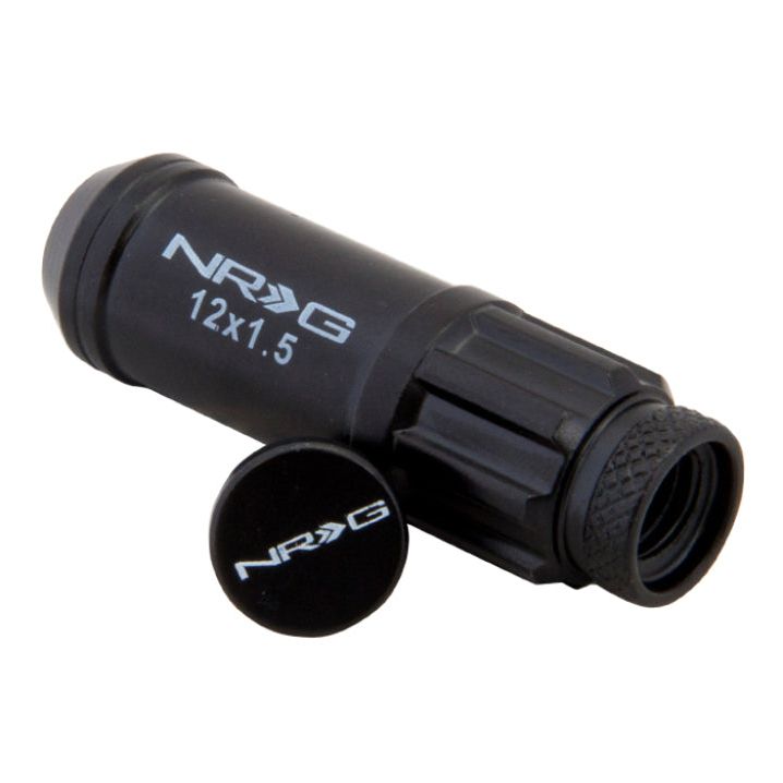

NRG LN-LS700BK-21 - NRGLN-LS700BK-21 - NRG 700 Series M12 X 1.5 Steel Lug Nut w/Dust Cap Cover Set 21 Pc w/Locks & Lock Socket - Black - Shipped in Europe - Tuningsupply.com
