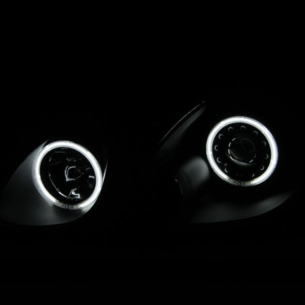 ANZO 1998-2005 Lexus Gs300 Projector Headlights w/ Halo Black-tuningsupply.com