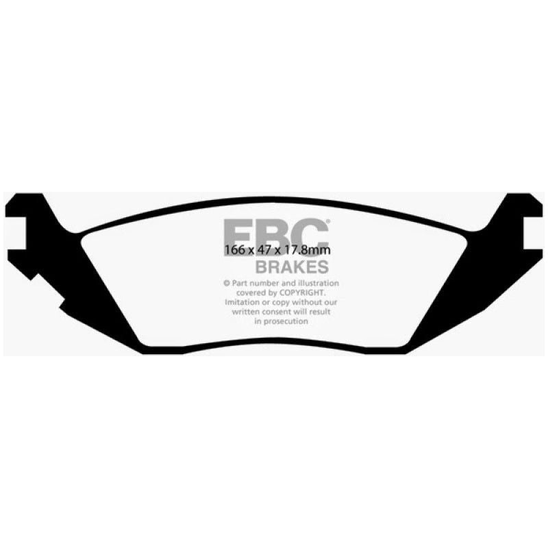 

EBC DP41639R - EBCDP41639R - EBC 2019+ Ram 1500 Classic 3.6L/5.7L Yellowstuff Rear Brake Pads - Shipped in Europe - Tuningsupply.com
