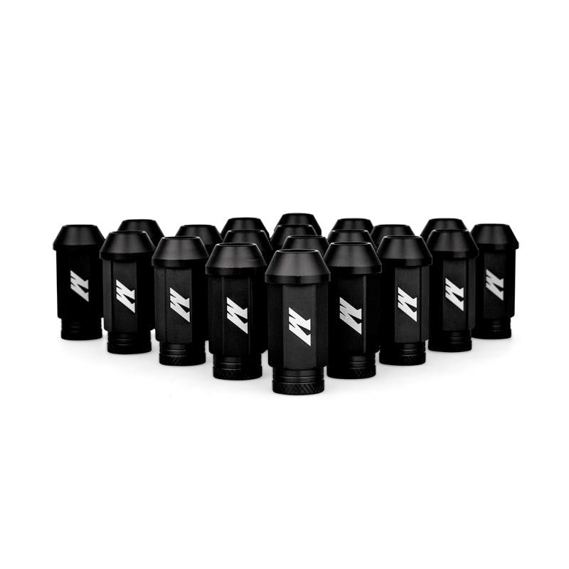 Mishimoto Aluminum Locking Lug Nuts M12x1.5 20pc Set Black-tuningsupply.com