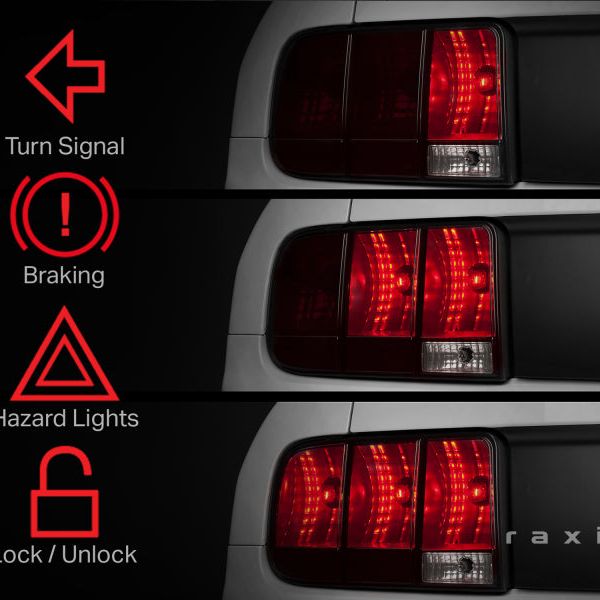 Raxiom 05-09 Ford Mustang Sequential Tail Light Kit (Plug-and-Play) - SMINKpower Performance Parts RAX11044 Raxiom