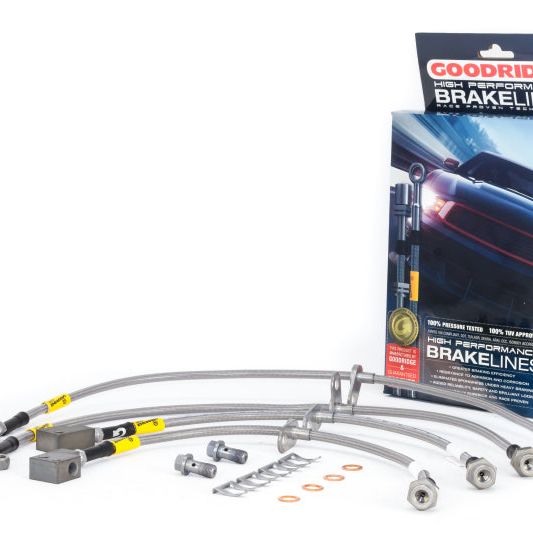 Goodridge 17-21 Honda Civic Type-R (FK8) Stainless Steel Brake Line Kit-tuningsupply.com