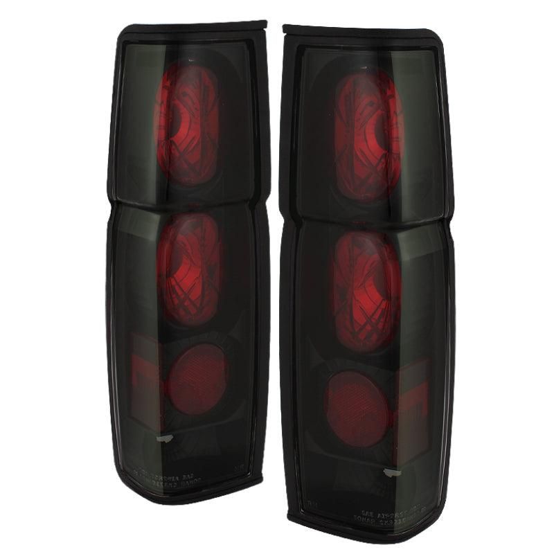 Spyder Nissan Hardbody 86-97 Euro Style Tail Lights Black Smoke ALT-YD-NH86-BSM - SMINKpower Performance Parts SPY5078216 SPYDER