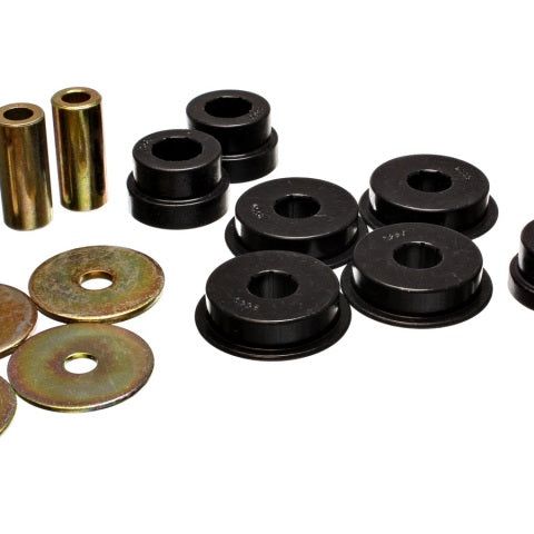 Energy Suspension 03-05 Mitsubishi Lancer EVO 8 Black Rear Differential / Mustache Bar Bushing Set-tuningsupply.com