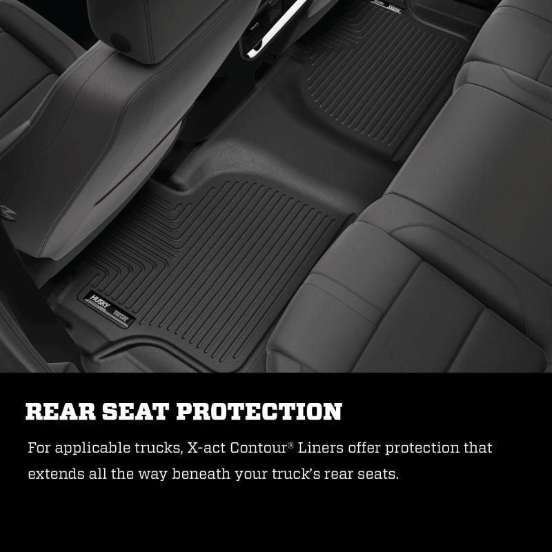 Husky Liners 11-17 Ford Expedition X-Act Contour Front Black Floor Liners-tuningsupply.com