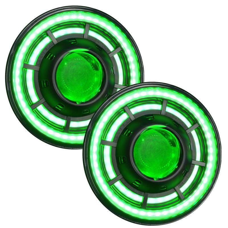 

ORACLE Lighting 5876-335 - ORL5876-335 - Oracle Oculus 7in ColorSHIFT Bi-LED Projector Headlights for Jeep Wrangler JK - Shipped in Europe - Tuningsupply.com
