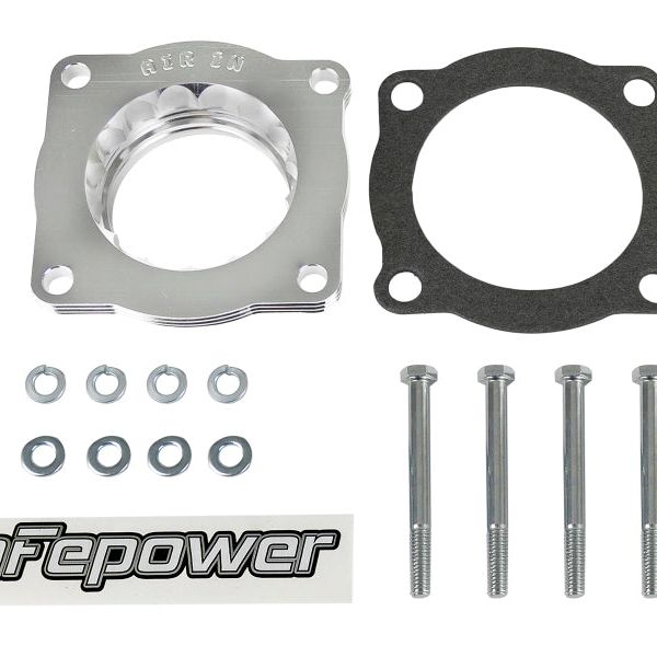 aFe Silver Bullet Throttle Body Spacers TBS BMW 325i (E46) 01-06 L6-2.5L-tuningsupply.com