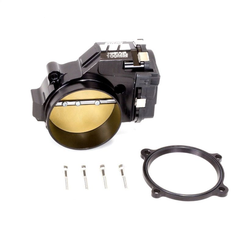 BBK 15-20 Dodge Hellcat 6.2L 100mm Black Billet Series Throttle Body (CARB EO 2016 Only)-tuningsupply.com