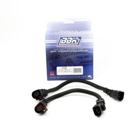 BBK 11-14 Mustang GT Front O2 Sensor Wire Harness Extensions 12 (pair)-tuningsupply.com