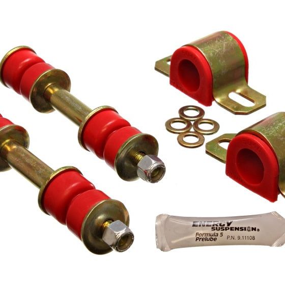 Energy Suspension 79-94 Toyota Pickup 2WD (Exc T-100/Tundra) Red 25mm Front Sway Bar Bushing Set-tuningsupply.com