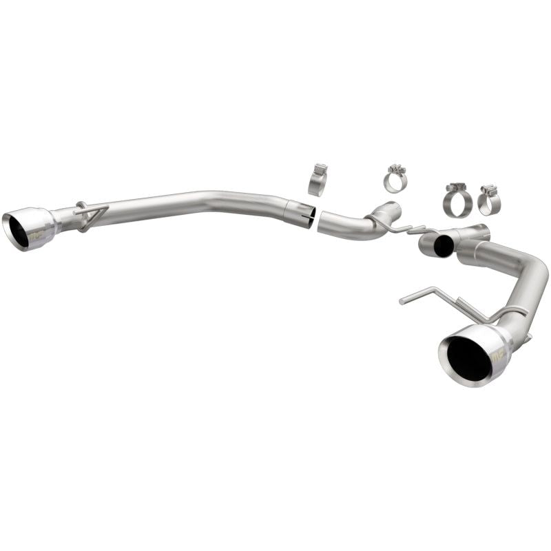 MagnaFlow 2015-2017 Ford Mustang V6 3.7L Race Series Axle Back w/ Dual Polished Tips-tuningsupply.com