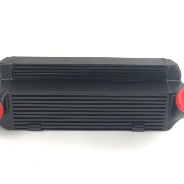 CSF 04-13 BMW 335i/xi (E90/E91/E92/E93) High Performance Stepped Core Bar/Plate Intercooler - Black-tuningsupply.com