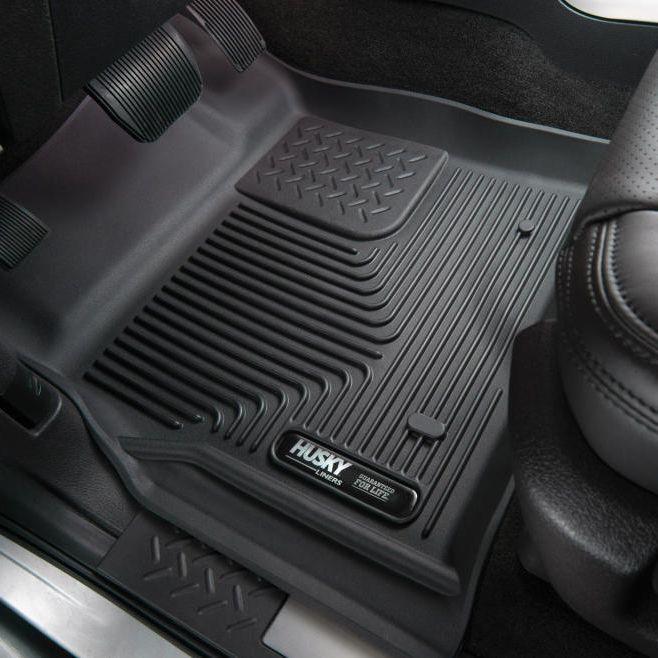 Husky Liners 10-12 Dodge Ram 1500/2500/3500 Crew/Mega Cab X-Act Contour Black Floor Liner (2nd Seat)-tuningsupply.com