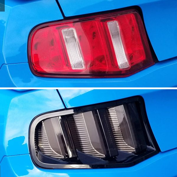 Raxiom 10-12 Ford Mustang Vector V2 LED Tail Lights - Gloss Black Housing (Clear Lens) - SMINKpower Performance Parts RAX405839 Raxiom