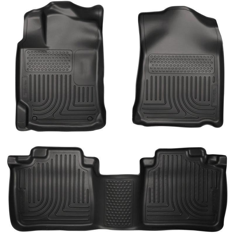 Husky Liners 2012 Toyota Camry WeatherBeater Combo Black Floor Liners-tuningsupply.com