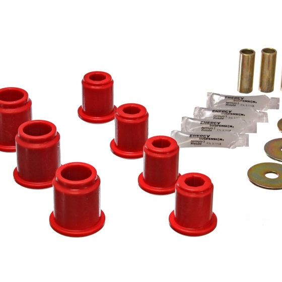 Energy Suspension 6/95-04 Toyota Pick Up 4W (Exc T-100/Tundra) Red Front Control Arm Bushing Set-tuningsupply.com