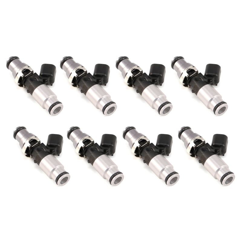 Injector Dynamics - 1050cc Injectors 60mm Length 14mm Grey Adaptor Top - Blue Bottom Adap (Set of 8)-tuningsupply.com