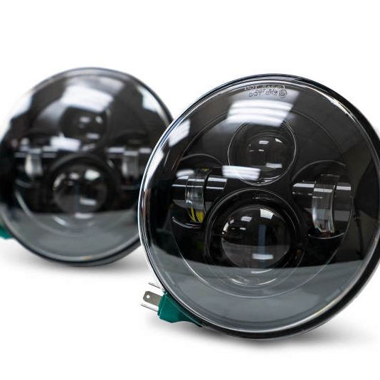 DV8 Offroad 07-18 Jeep Wrangler JK LED Projector Headlights-tuningsupply.com