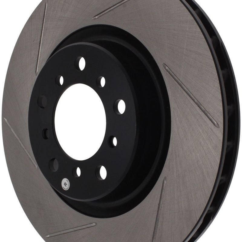 StopTech Power Slot BMW (E46) Front Right Slotted Rotor-Brake Rotors - Slotted-Stoptech-STO126.34059SR-SMINKpower Performance Parts