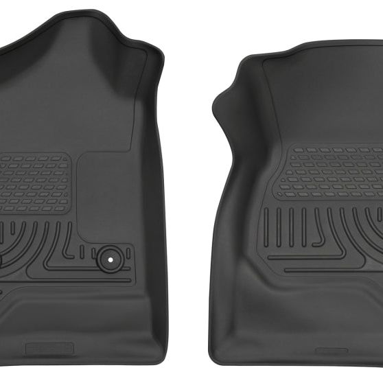 Husky Liners 14 Chevrolet Silverado/GMC Sierra 1500 Weatherbeater Black Front Floor Liners-tuningsupply.com