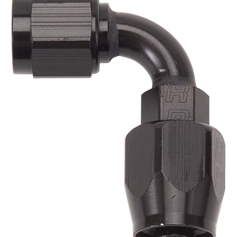 Russell Performance -6 AN Black 90 Degree Full Flow Hose End - SMINKpower Performance Parts RUS610165 Russell