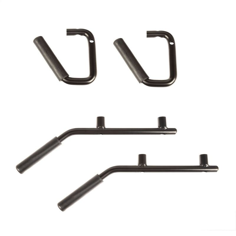 Rugged Ridge Steel Grab Handles F/R Kit Black 07-18 Jeep Wrangler JK/JKU-Dash & Interior Trim-Rugged Ridge-RUG13505.40-SMINKpower Performance Parts