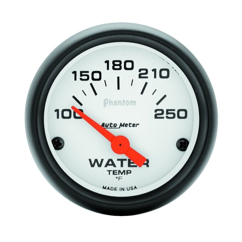 Autometer Phantom 52mm 100-250 Deg F Electronic Water Temp Gauge-tuningsupply.com