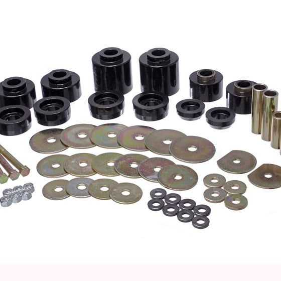 Energy Suspension 1998 Ford F250 Black Body Mount Set-tuningsupply.com