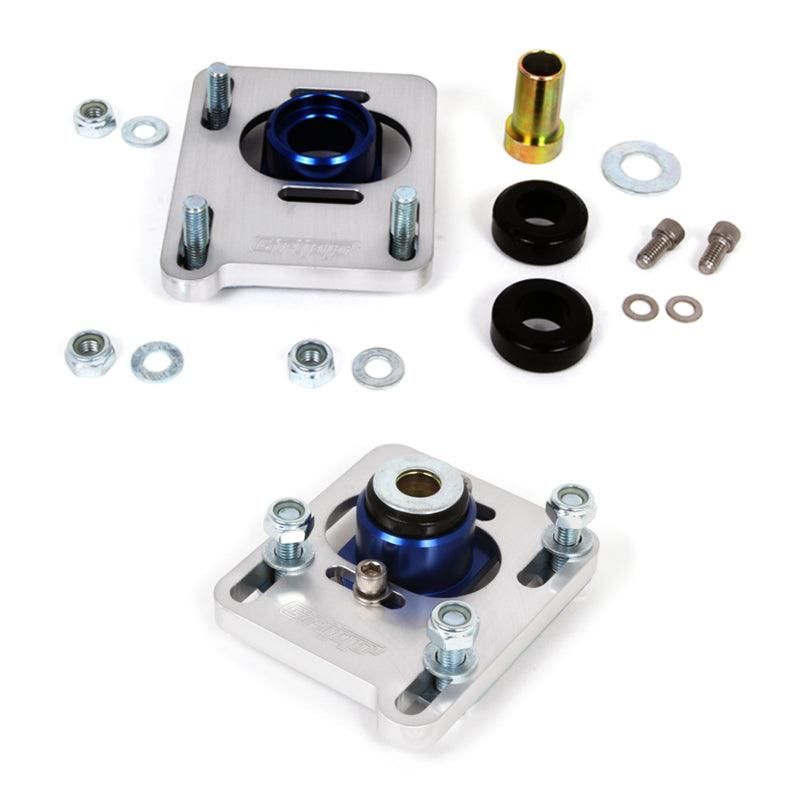 BBK 94-04 Mustang Caster Camber Plate Kit - Silver Anodized Finish-tuningsupply.com