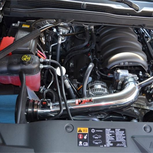 Injen 14-19 Chevy Silverado/GMC Sierra P/U 5.3L Polished Short Ram Intake w/ MR Tech & Heat Shield-tuningsupply.com