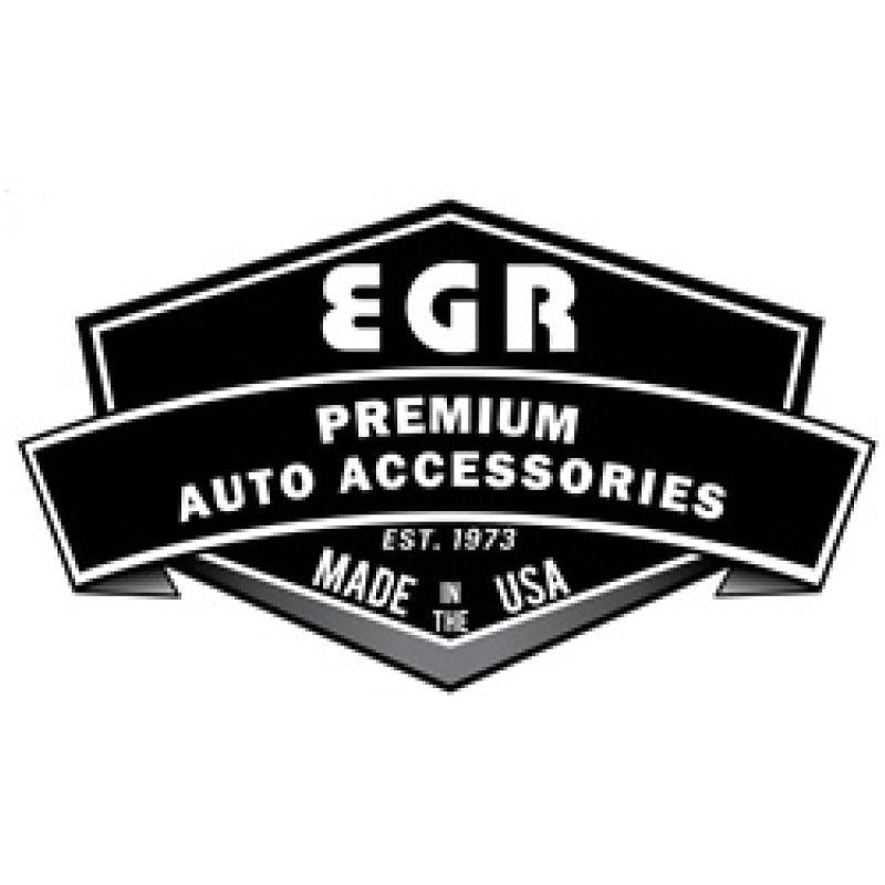 EGR 2019 Chevy 1500 Crew Cab In-Channel Window Visors - Dark Smoke-tuningsupply.com