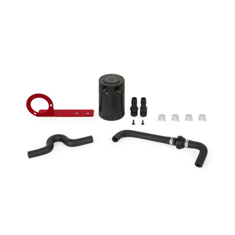 Mishimoto 2017+ Honda Civic Type R Baffled Oil Catch Can Kit - Red-Oil Catch Cans-Mishimoto-MISMMBCC-CTR-17PBERD2-SMINKpower Performance Parts