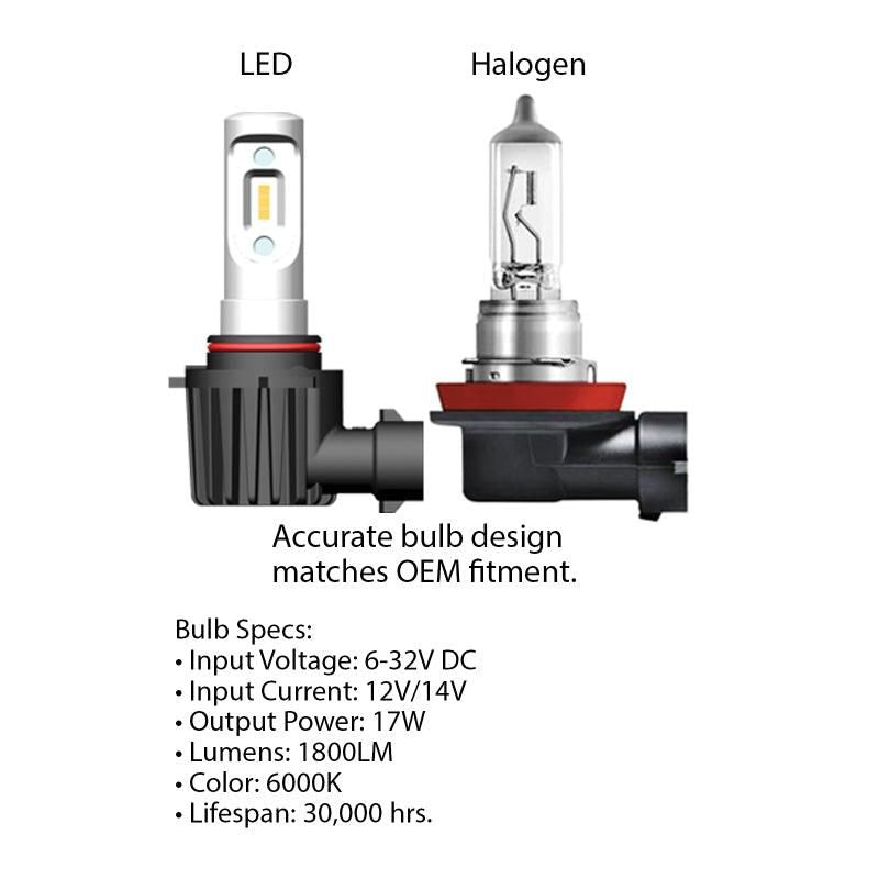 Oracle H4 - VSeries LED Headlight Bulb Conversion Kit - 6000K SEE WARRANTY-tuningsupply.com