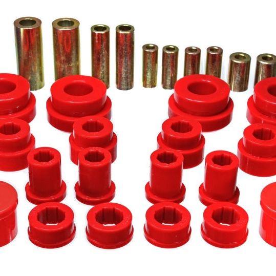 Energy Suspension 02-09 350Z / 03-07 Infiniti G35 Red Front Control Arm Bushing Set-tuningsupply.com